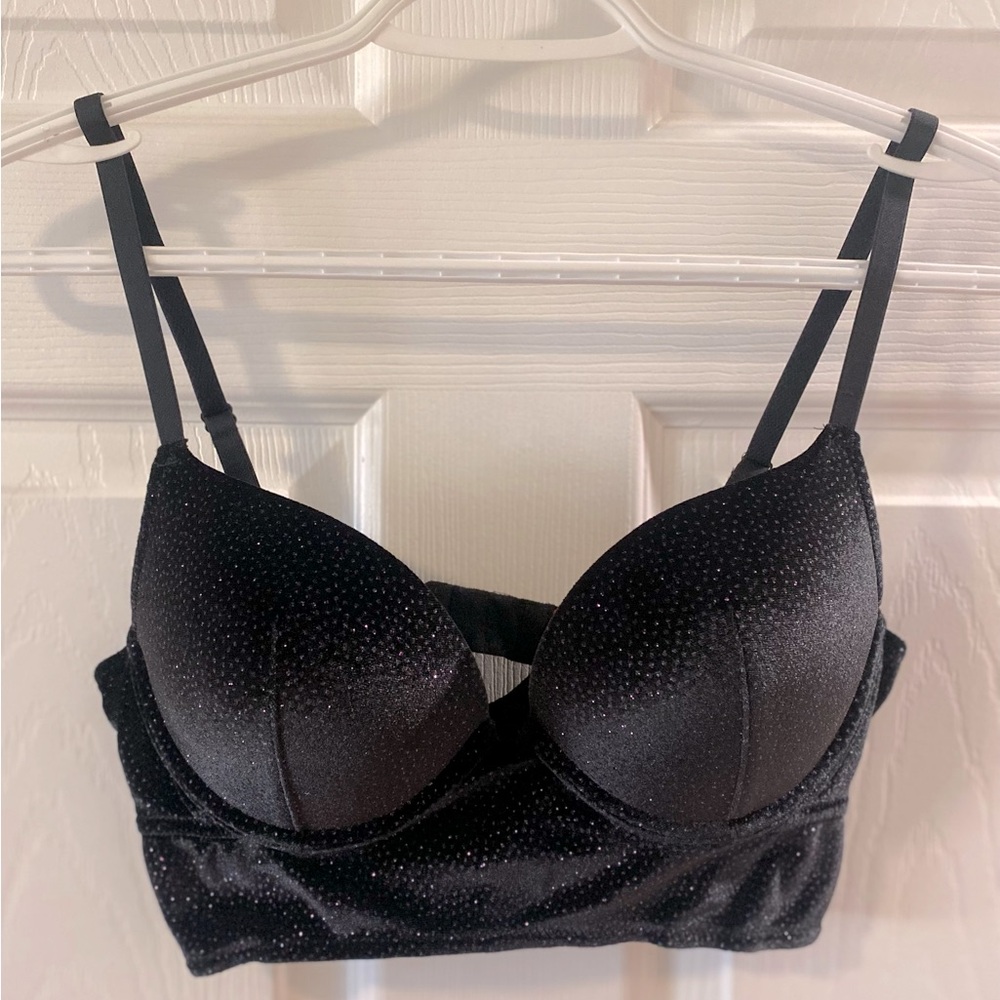 La SENZA Sparkle Push-up Top